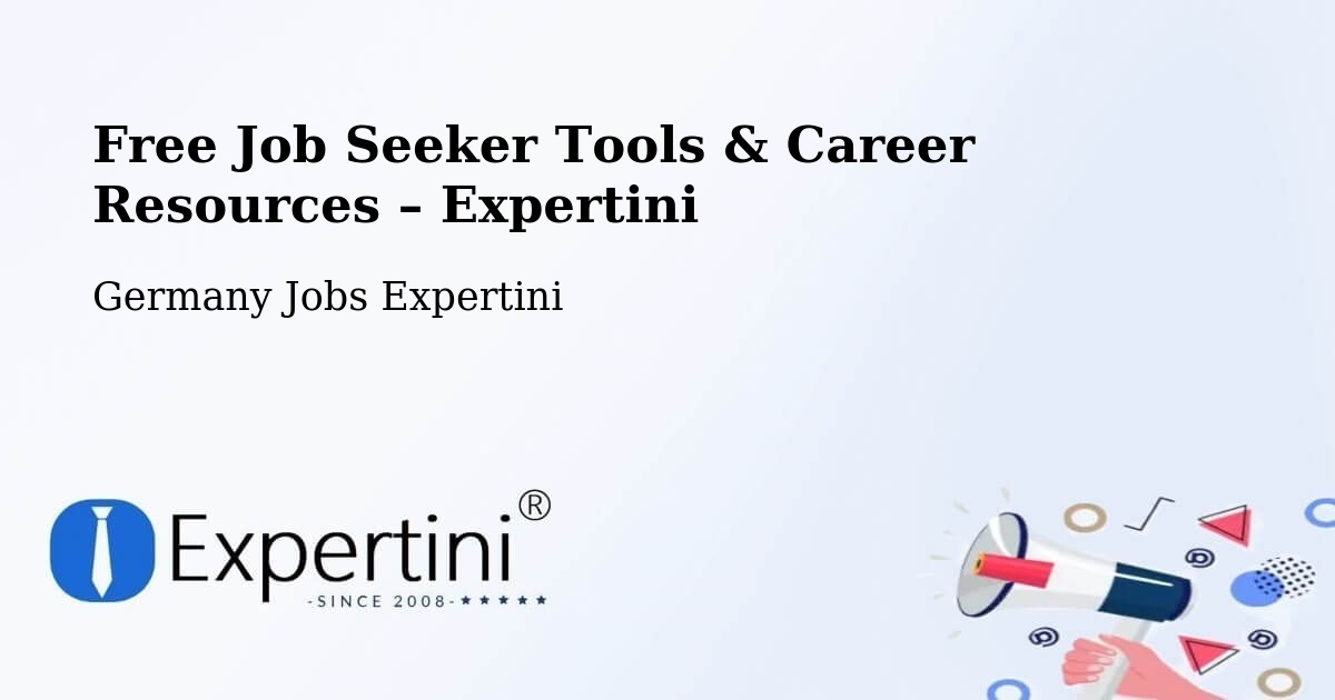 Free Job Seeker Tools & Career Resources – Kirchroth - Kirchroth, Germany Jobs Expertini